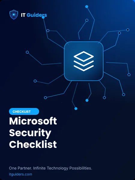 Microsoft 365 Security Checklist cover